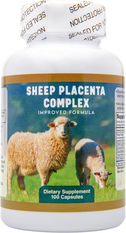 Sheep Placenta Complex 100 Capsules,FRESH , New Item Good Product !!