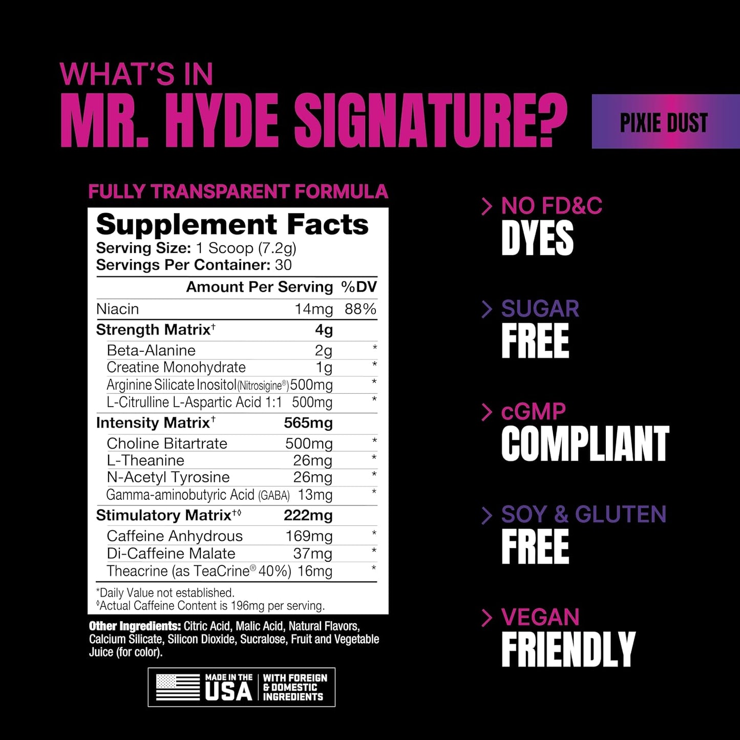 ProSupps Mr Hyde Signature 30-Serve Pixie Dust and Dr. Jekyll Signature Blueberry Lemonade