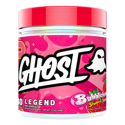 GHOST Legend Pre Workout Powder, Sonic Cherry Limeade - 30 Servings – Pre-Workout for Men & Women with Choline, L-Citrulline, & Beta Alanine for Energy & Focus