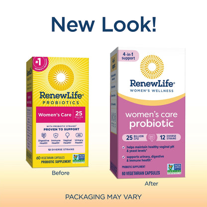 Renew Life Women's Probiotic Capsules, Supports Vaginal, Urinary, Digesti