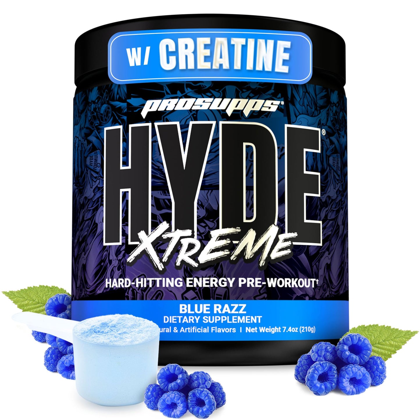 ProSupps Mr. Hyde Xtreme Pre Workout Powder with Creatine, Beta Alanine & Caffeine – Extreme Energy, Pumps, Focus & Performance - Fitness & Gym Supplements for Men & Women (Pixie Dust, 30 Servings)