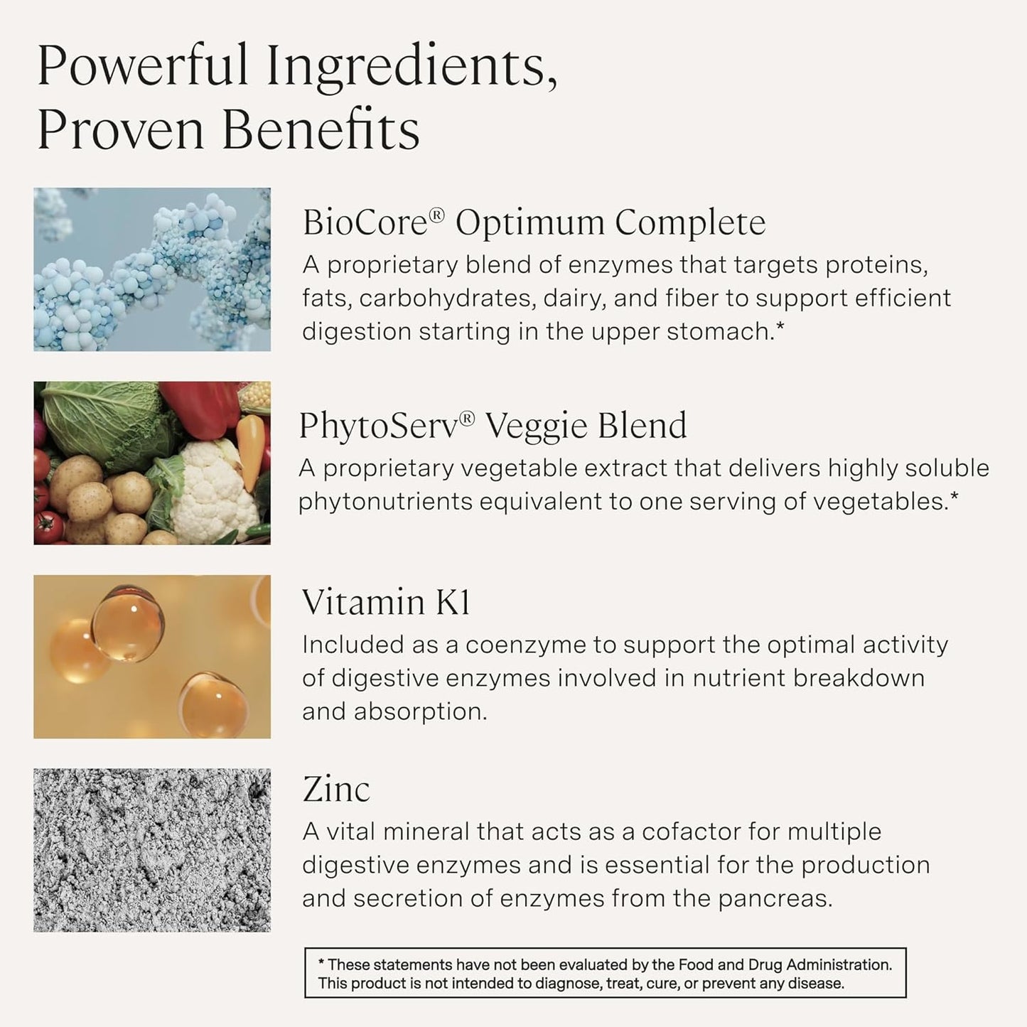 Stonehenge Health Dynamic Digestive Enzymes – 18 Enzymes with (Protease, Lipase, Amylase, Lactase) + Zinc & Vitamin K1 + Gas & Bloating Support – 60 Capsules