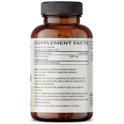 Futurebiotics Maca Root Extra Strength Supports Energy, Stamina & Reproductive Health, Non-GMO, 250 Vegetarian Capsules
