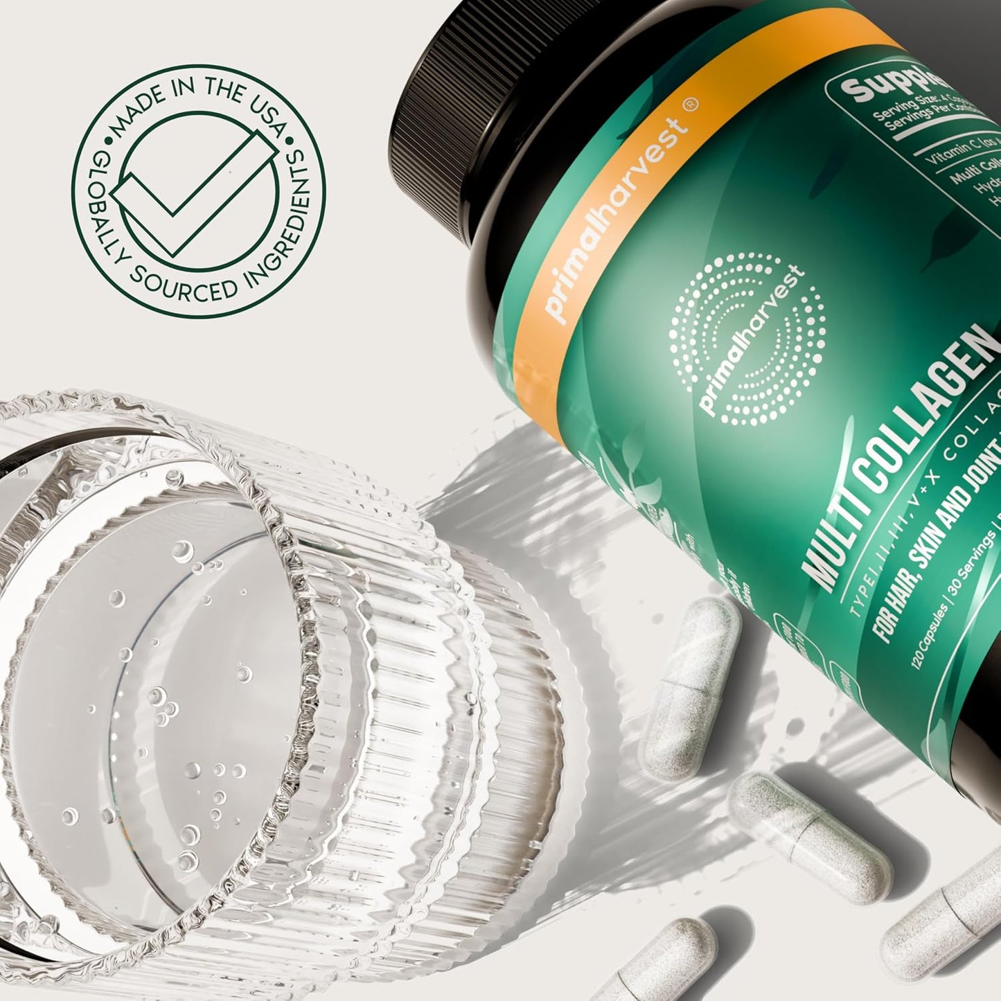 Primal Harvest Multi Collagen - Daily Supplement, Dairy & Gluten Free