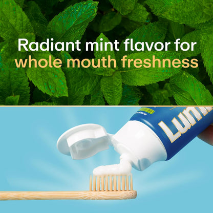 Lumineux, 10% Nano Hydroxyapatite Whitening Toothpaste, 3.75 oz, 3pk