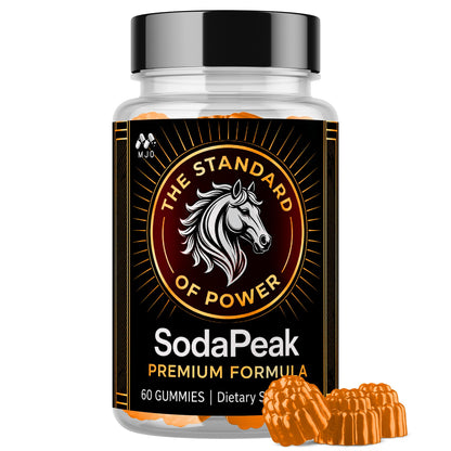 Soda Peak Gummies for Men, SodaPeak Premium Male Gummys 2-Pack, 120 Gummies