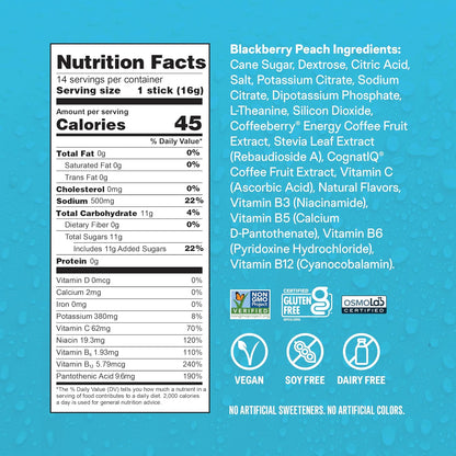 Liquid I.V.® Hydration Multiplier - Energy BlackBerry Peach + Immune Support Tangerine - 2 Pack (14 Servings)