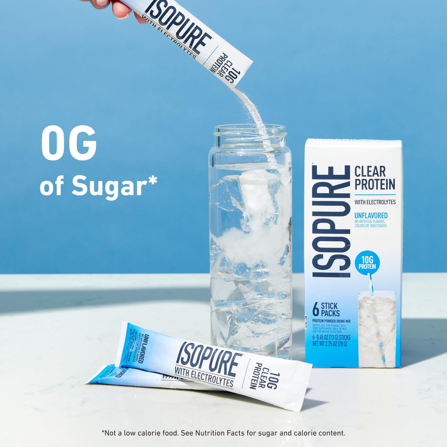 Isopure Clear Protein Stick Pack, Mixed Berry, 20 Count (Pack of 1)