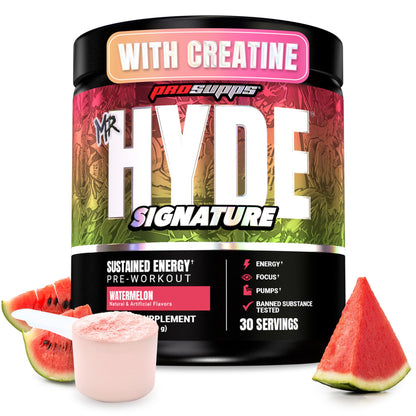 ProSupps Mr. Hyde Signature Pre Workout Powder with Creatine, Beta Alanine & Caffeine - Performance, Energy & Endurance - Clean Fitness & Gym Supplements for Men & Women (Blue Razz, 30 Servings)