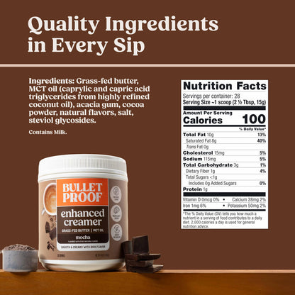 Bulletproof Original Creamer, 14.8 Ounces, Keto Coffee Creamer with MCT Oil and Grass-Fed Butter, Supports Brain Function