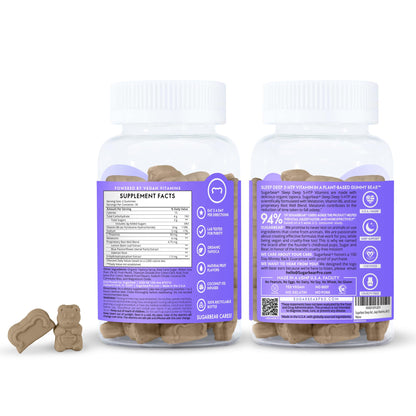 Sugarbear Sleep Aid Gummies for Adults with Melatonin 6mg, Magnesium