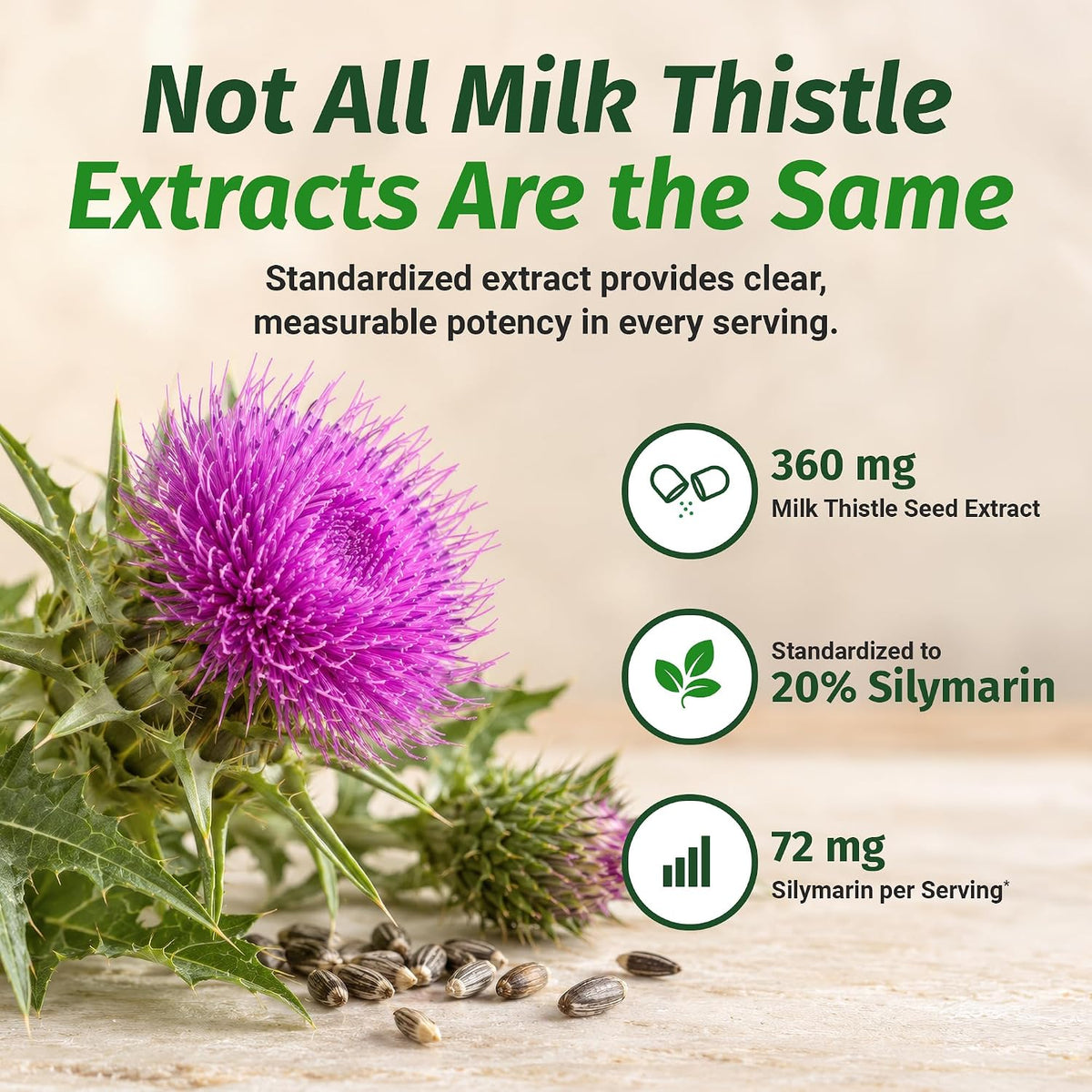 1 Body Milk Thistle Complex, Liver Support, 60 Vegan Capsules, 30 Servings