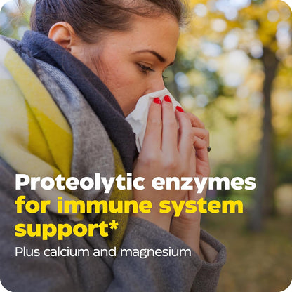 Enzymedica Immune Defense Extra Strength Caps - 90 Capsules | Proteolytic Enzyme Supplement for Men & Women, Immune Health Support Supplement with Protease, Catalase, Vegan