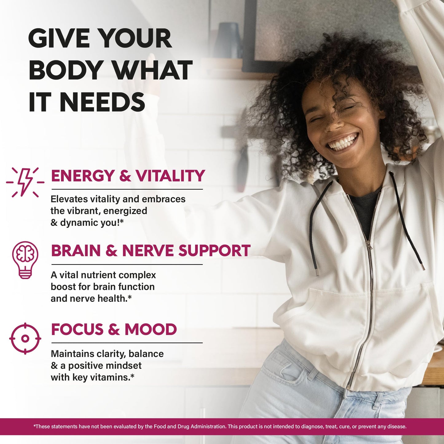 USDA Organic Vitamin B-Complex B5 Pantothenic Acid | B12 Methylcobalamin | B1 Thiamine | B6 Pyridoxine | B7 Biotin | B9 Folic | B3 Niacinamide - B Complex Liquid Drops, Natural Berry Flavor, 2fl oz