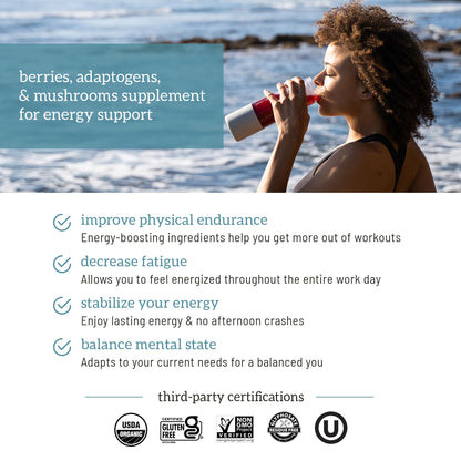 Organifi Red Juice - Energy Powder Reduces Afternoon Crashes and Boosts Digestion and Immune System, 30 Servings