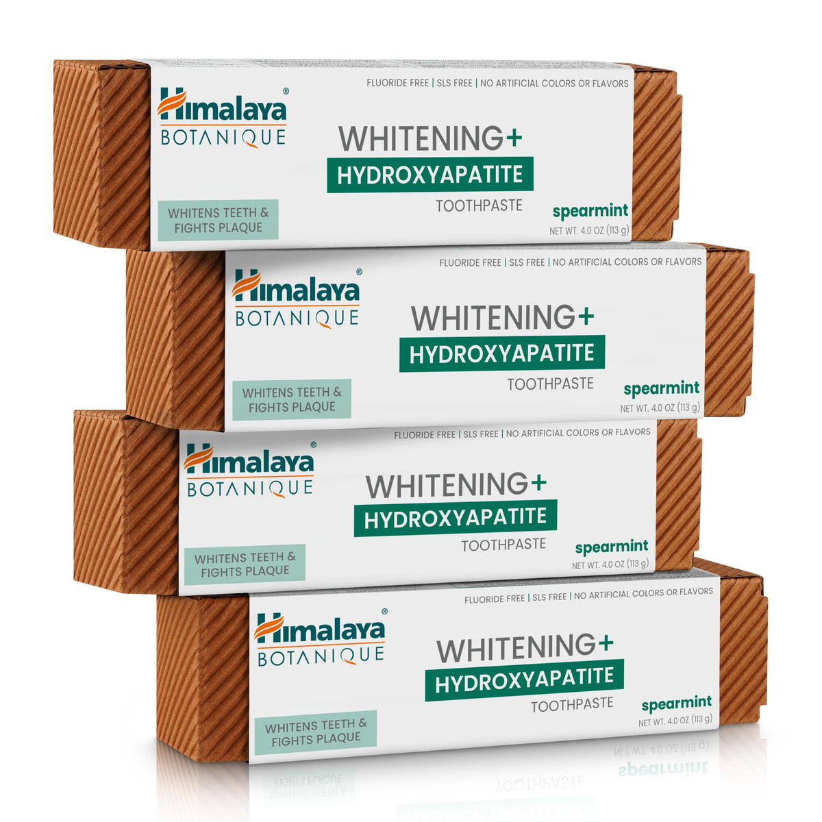 Himalaya Botanique Whitening+ Nano Hydroxyapatite Toothpaste, Mint, 4 oz