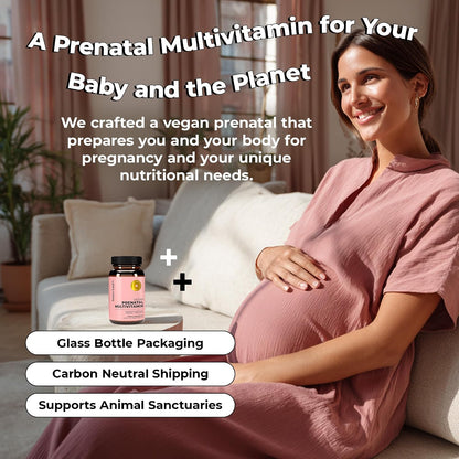 Future Kind Prenatal Vitamin - Pregnancy, Lactation, and Wellness Support with DHA & L-Methylfolate - Folate Supplement for Women with Vitamin D, E, Iron, Omega-3 and Biotin (60 Capsules)