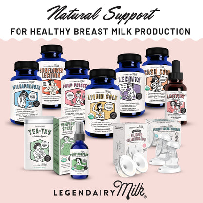 Legendairy Milk Liquid Gold Lactation Supplement, Organic Goat's Rue Lactation Support