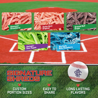 Big League Chew Variety Pack - Chewing Bubble Gum, Pack of 7 Flavors
