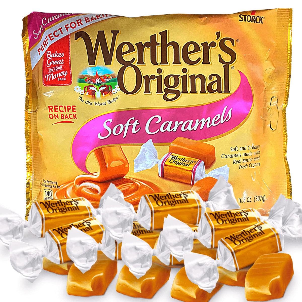 Werther's Original Sugar Free Hard Candies 1.46 Oz (3 Pack)