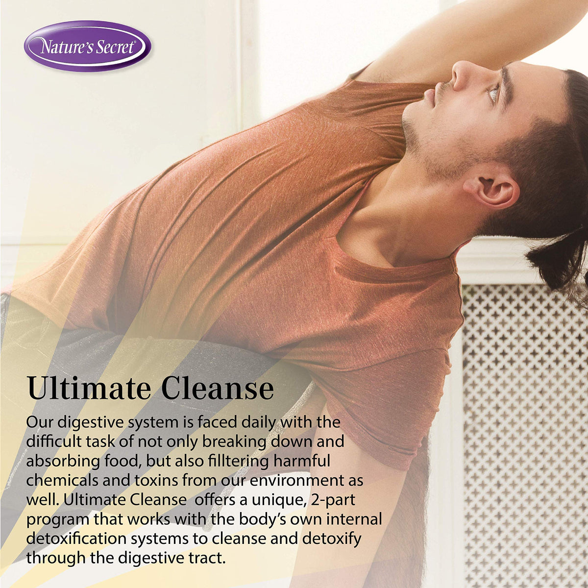 Nature's Secret Ultimate Cleanse 2-Part Total Body Detoxification & Elimination Supports