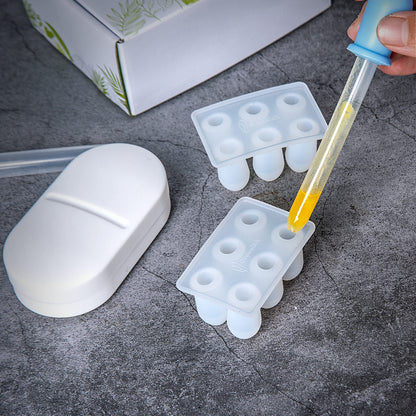 OrganiKit's Reusable Suppository Mold Kit - Eco-Friendly, 2ML, Silicone, Suppository Molds