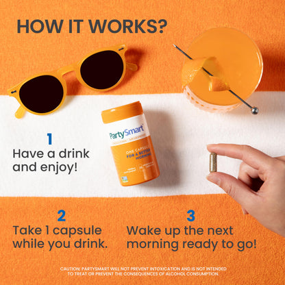Himalaya PartySmart Liver Support, Better Morning After Drinking,12 Capsule