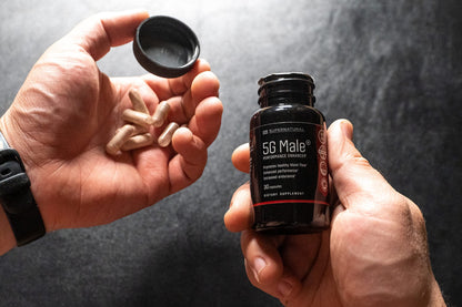 Supernatural Man 5G Male Natural T Booster Enhancing Supplement for Blood Flow, Stamina, Strength & Endurance Ginseng, Garlic, Ginkgo, Ginger Root, Vitamin D - Supports Healthy Males - 30 Capsules
