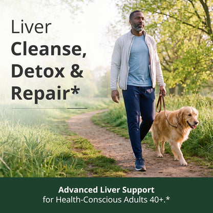 Liver Support – Liver Cleanse Detox & Repair – Silymarin Milk Thistle, 60ct