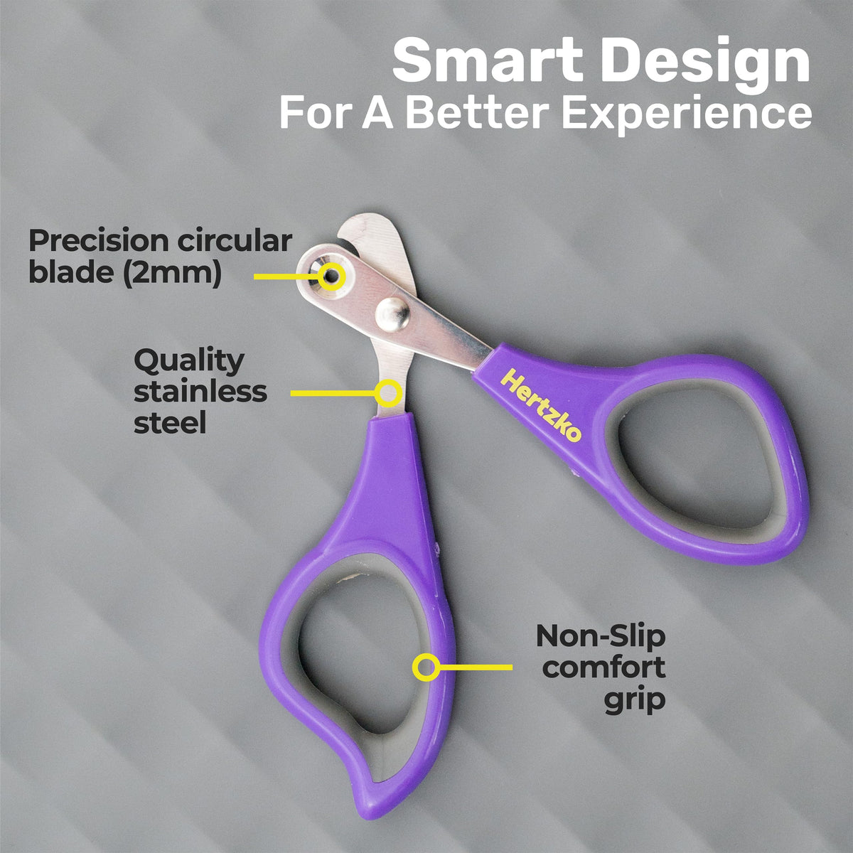Hertko Dog & Cat Brush, Dog Brush for Shedding, Cat & Dog Grooming, Self Cleaning