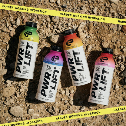 Whey Protein Water Sports Drink by PWR LIFT | Blueberry Pomegranate | Keto, Vitamin B