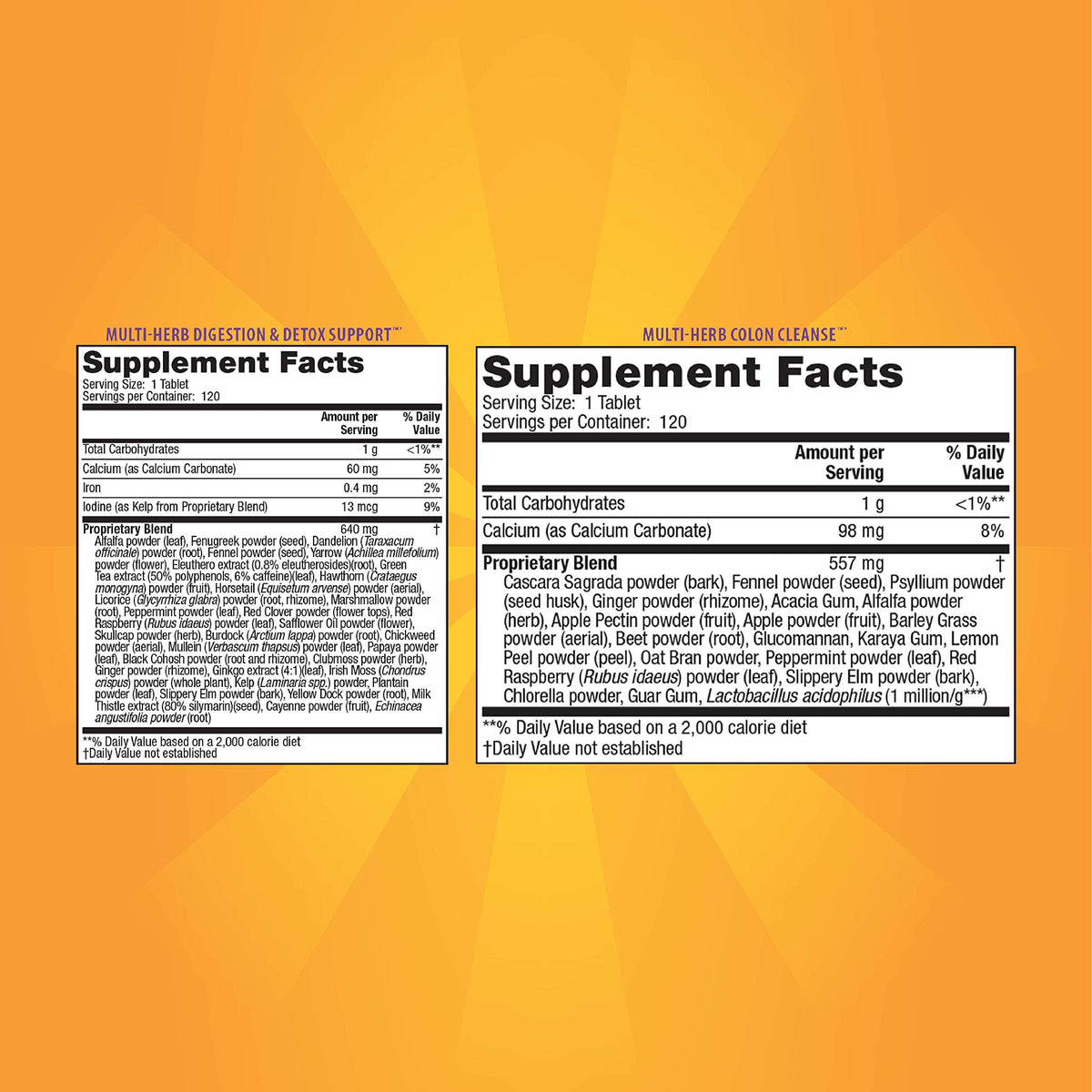 Nature's Secret Ultimate Cleanse 2-Part Total Body Detoxification & Elimination Supports