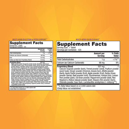 Nature's Secret Ultimate Cleanse 2-Part Total Body Detoxification & Elimination Supports