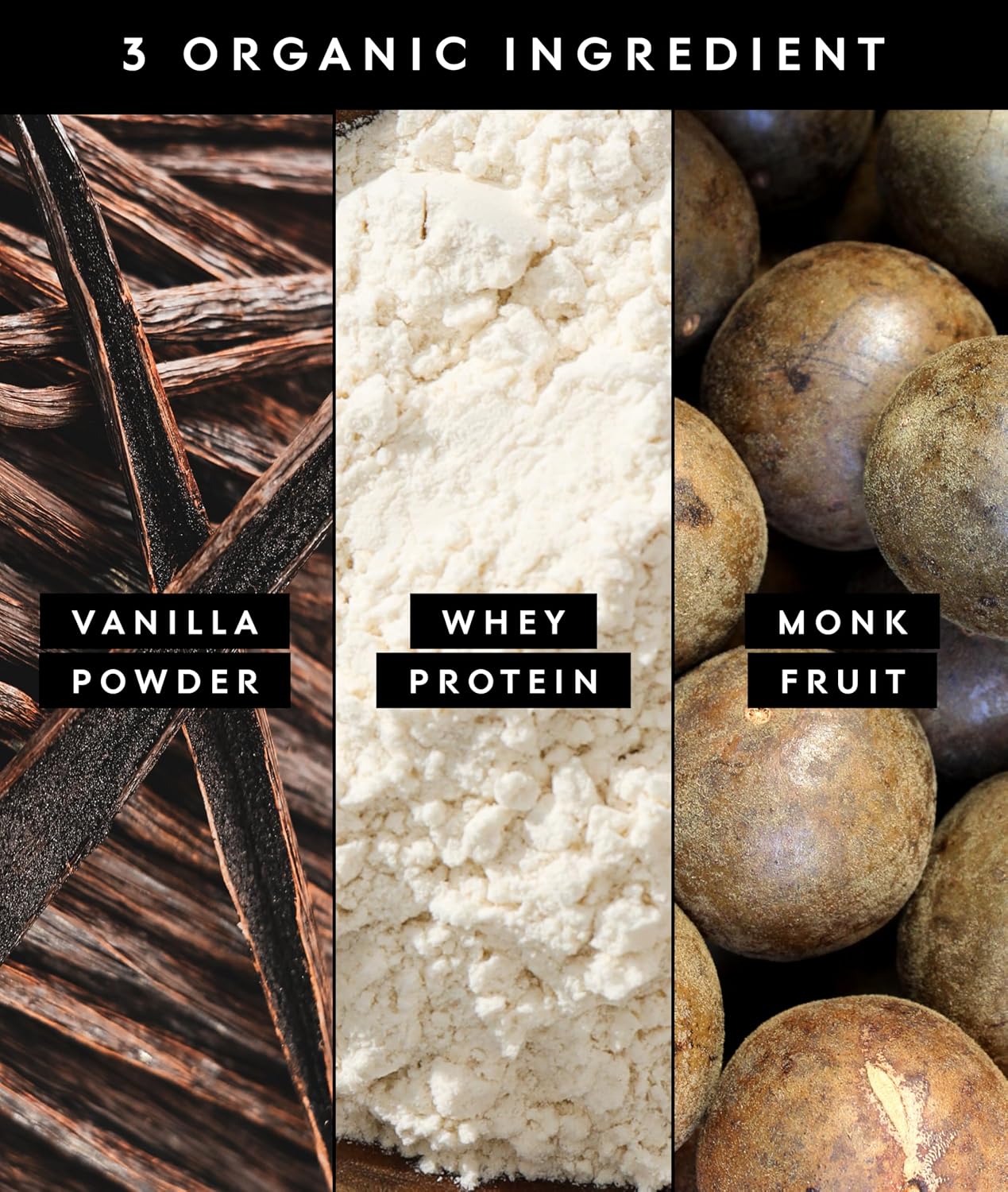 Truvani Organic Whey Protein Powder | Vanilla | 1 Serving | 20g Grass Fed Whey Protein | USDA Organic & Non-GMO | Gluten Free | No Gums, No Soy, No Stevia, No Added Sugars