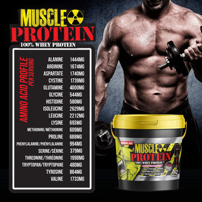 COLOSSAL LABS Muscle Protein Whey Powder [12 lbs/Pack of 1]-Strawberry Protein