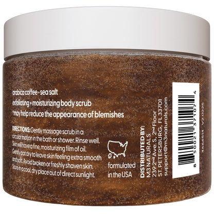 Himalayan Salt Scrub Face Foot & Body Exfoliator Infused with Collagen and Stem Cell Natural Exfoliating Salt Body Scrub for Toning Cellulite Skin Care by M3 Naturals