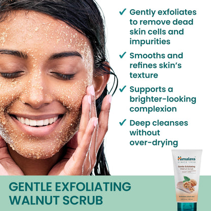 Himalaya Gentle Exfoliating Apricot Face Scrub for Deep Cleansing, 150 ml