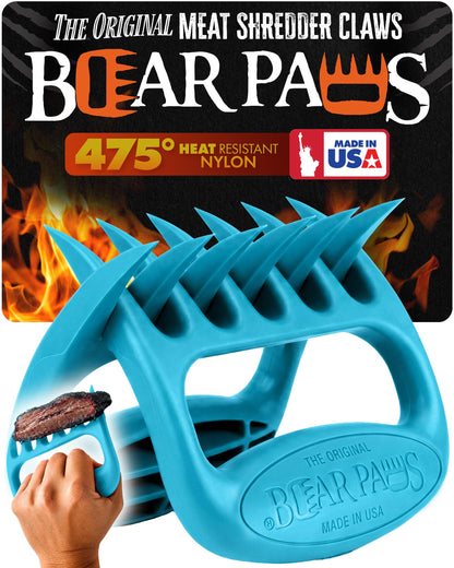 Bear Paws Meat Claws - The Original BBQ Meat Shredder Claws - Black