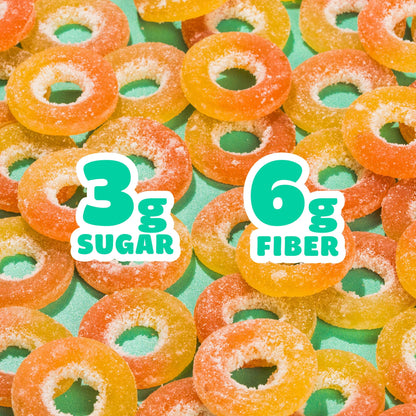 SmartSweets Sweet Fish, Low Sugar Gummy Candy (3g), Low Calorie (130), Gluten-Free -1.8oz (Pack of 12) Packaging may vary