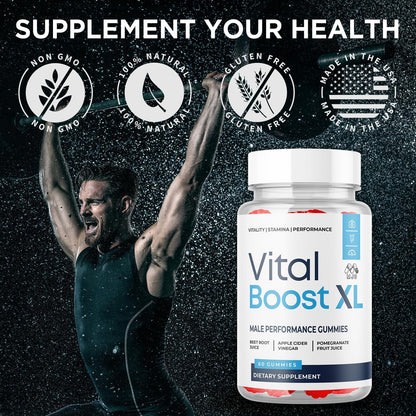 Vital Boost XL Gummies, Official Vital Boost XL Supplement (60 Gummies)