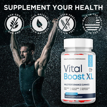 Vital Boost XL Gummies, Official Vital Boost XL Supplement (60 Gummies)