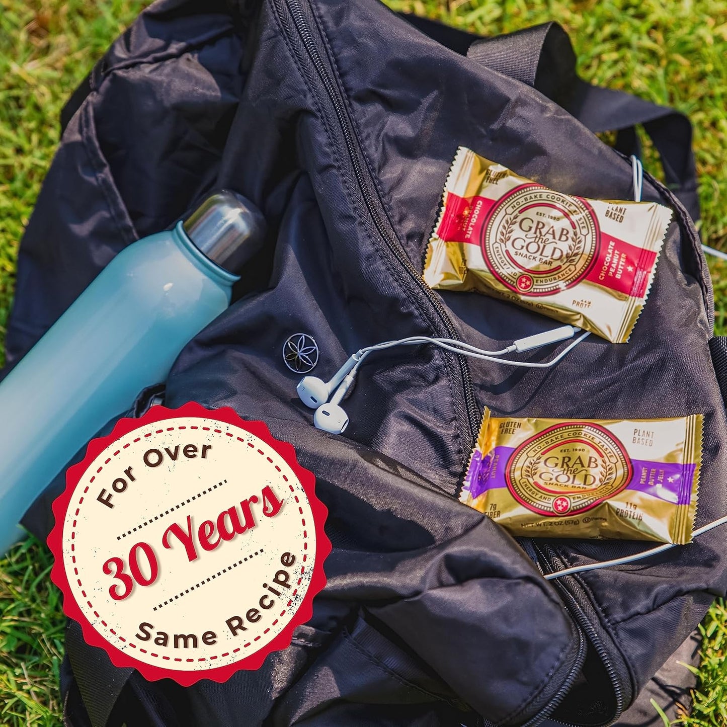 Grab The Gold PB&J Protein Bars & Immune Gummies Bundle