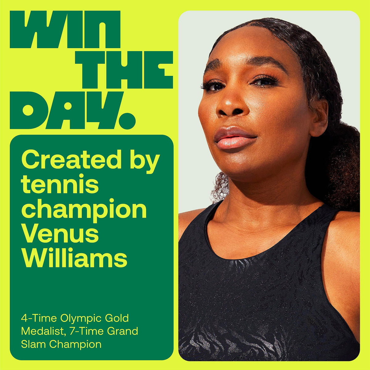 Happy Viking Greeña Colada Plant Protein Powder, Created by Venus Williams, 20G Protein