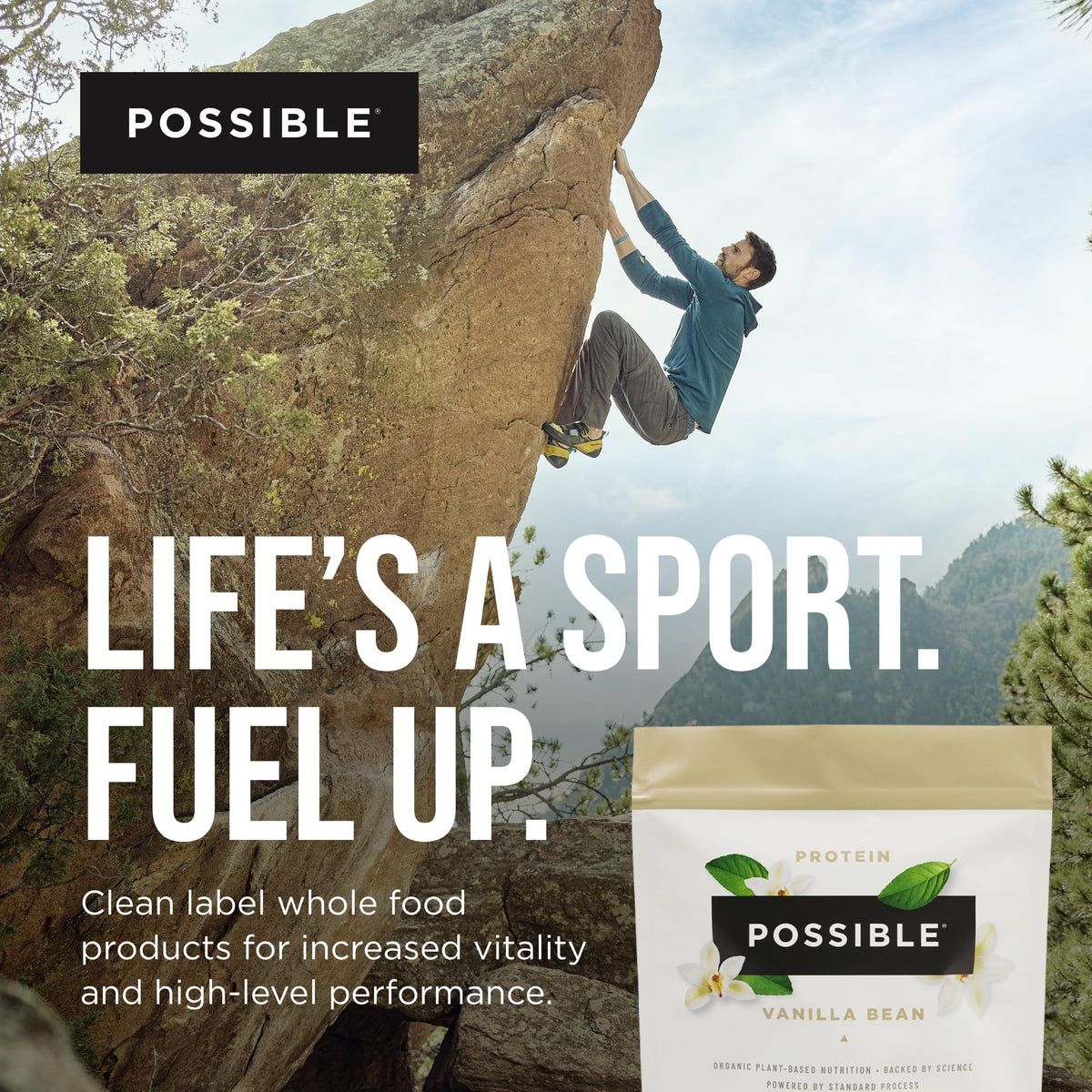 Possible Protein Powder Vanilla Bean - 20g of Vegan, Plant-Based Protein Mix - Non-GMO