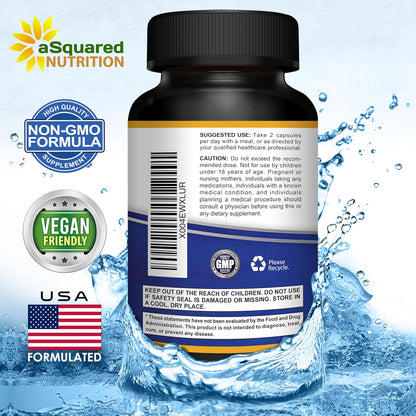 Glicinato de magnesio 1000mg con vitamina D3 y B6-500mg por cápsula - Suplemento complejo de magnesio elemental puro para el sueño, los músculos y la salud ósea - Reemplace gomitas, tabletas y polvo