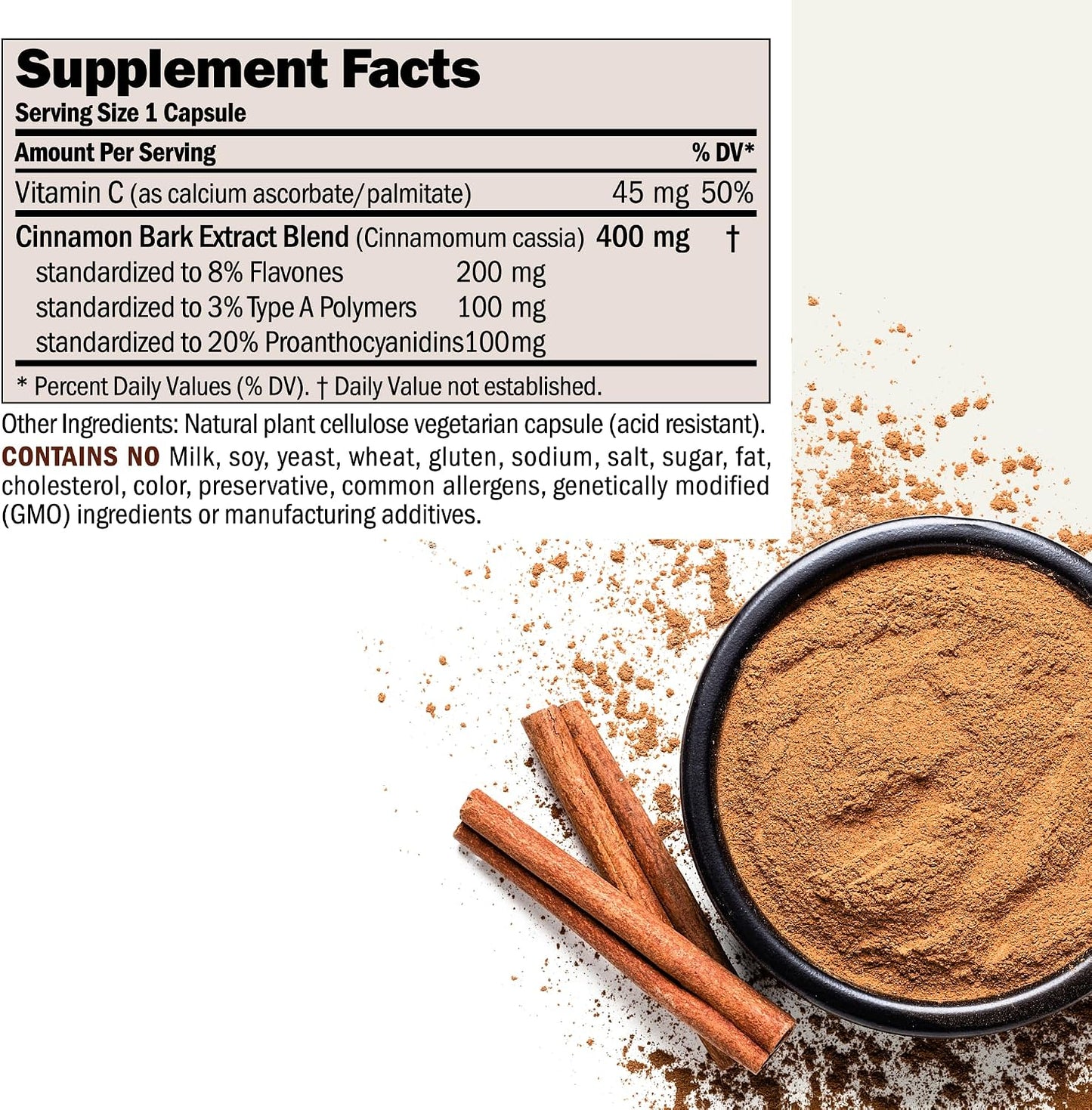 ANDREW LESSMAN ProCaps Cinnamon 400 mg 60 Capsules