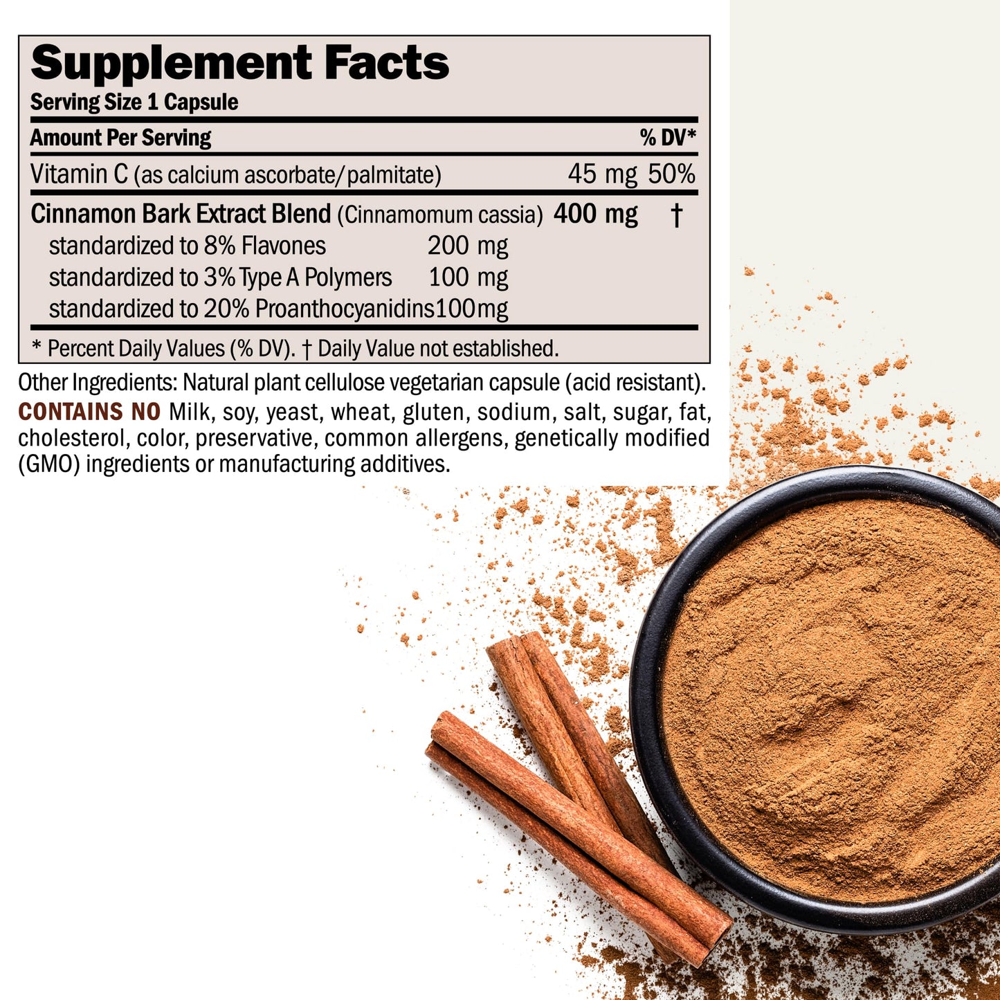 ANDREW LESSMAN ProCaps Cinnamon 400 mg 60 Capsules
