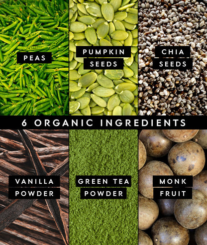 Truvani Organic Plant Based Protein Powder | Vanilla | 1 Serving | Vegan | 20g Pea Protein | Keto | Gluten & Dairy Free | Low Carb | No Added Sugar