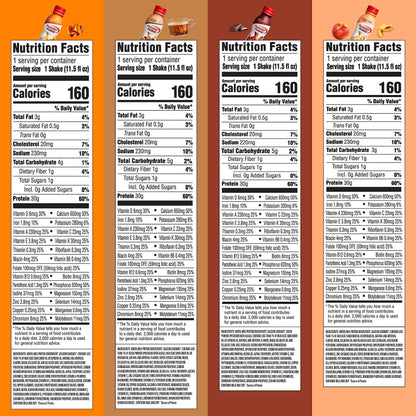 Premier Liquid Protein Shake Can, 8 Flavor Variety Pack, 30g Protein, 1g Sugar