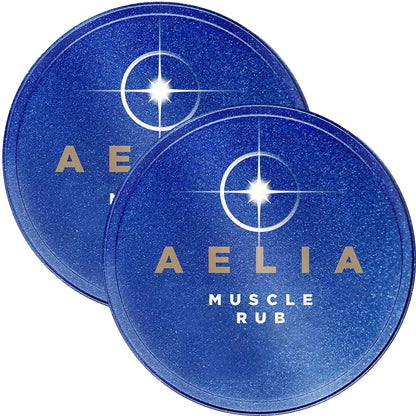 AELIA Muscle Rub - Coconut Oil, Vitamin E, Arnica, Ginger Root, Turmeric & Lavender – 1 oz